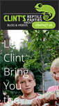 Mobile Screenshot of clintsreptiles.com
